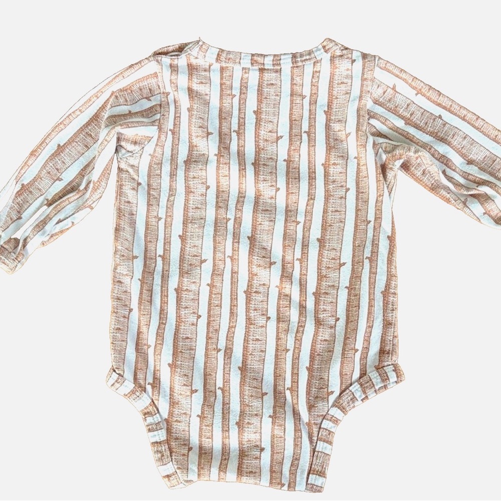 Kate Quinn Organic Cotton Woodland Tree Bodysuit Set 6-12M Twins Matching Lot - Picture 3 of 13